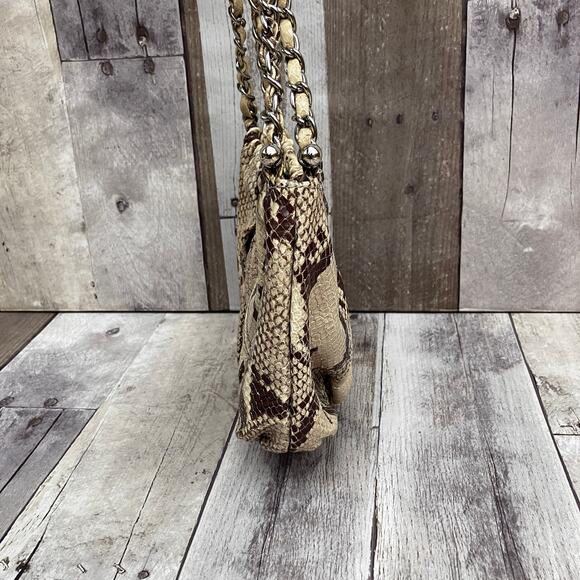 Forth & Towne Purse Shoulder Bag  Leather Reptile Animal Snake Y2K Glam Embossed - Picture 6 of 14